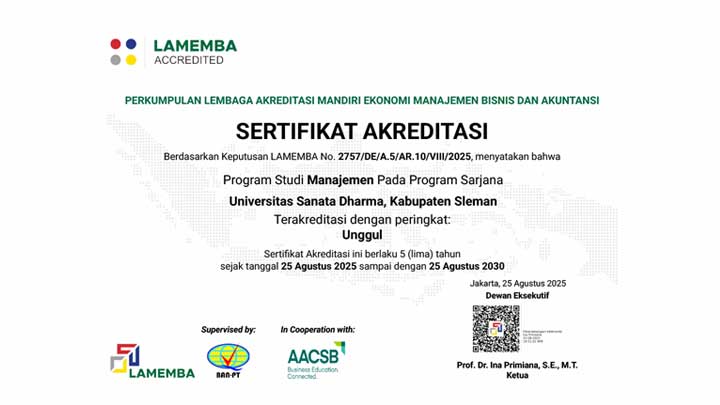 Program Studi Manajemen Raih Akreditasi Unggul