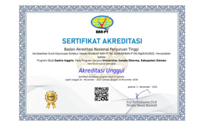 Komitmen Mutu Berkelanjutan: Program Studi Sastra Inggris Raih Akreditasi Unggul